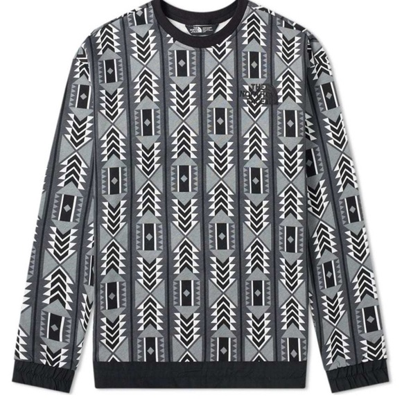 The North Face Other - The North Face ‘92 Rage Fleece Crew Sweat White Print Small